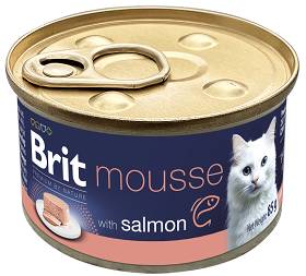 Brit Premium by Nature Cat Mousse Salmon Mokra Karma dla kota op. 85g