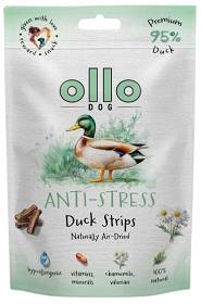 Ollo Przysmaki Air-Dried Anti-Stress Duck Strips dla psa op. 80g