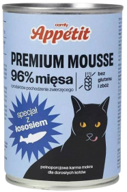 Comfy Appetit Premium Mousse z Łososiem Mokra karma dla kota 400g