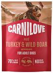 Carnilove Adult Turkey&Wild Boar Pate Mokra Karma dla psa op. 300g SASZETKA