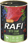 Rafi Dog Dziczyzna z borówką i żurawiną Mokra Karma dla psa op. 400g