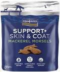 Fish4Dogs Przysmak Support+ Skin&Coat Mackerel Morsels Sierść i skóra dla psa op. 225g