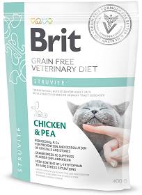 Brit Veterinary Diet Struvite Chicken&Pea Sucha Karma dla kota op. 400g WYPRZEDAŻ