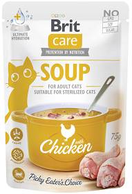 Brit Care Adult Soup Chicken Mokra Karma dla kota op. 75g