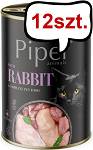 Piper Animals Sterilised Królik Mokra Karma dla kota op. 400g Pakiet 12szt.