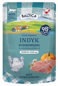 Baltica Smaki Regionów Adult Mono Indyk Mokra Karma dla kota op. 100g SASZETKA