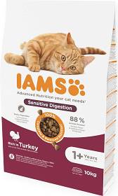 Iams Adult Sensitive Digestion Sucha Karma dla kota op. 10kg