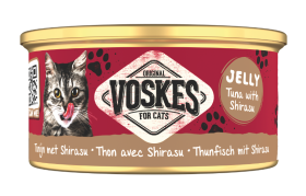 Voskes Original Jelly Tuna with Shirasu (Tuńczyk z Shirasu) Mokra Karma dla kota op. 85g