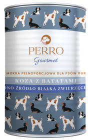 Perro Gourmet Adult Koza z batatami Mokra Karma dla psa op. 400g