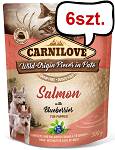 Carnilove Puppies Salmon&Blueberries Mokra Karma dla szczeniaka op. 300g Pakiet 6szt. SASZETKA