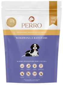 Perro Wołowina z batatami Sucha Karma dla szczeniąt op. 1kg