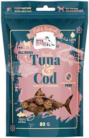 Syta Micha Fish&Seafood Przysmaki Tuńczyk z dorszem dla psa op. 80g