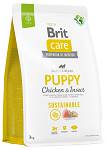 Brit Care Sustainable Puppy Chicken&Insect Sucha Karma dla psa op. 3kg [Data ważności: 9.06.2024] WYPRZEDAŻ