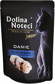 Dolina Noteci Premium Junior Danie z dorsza Mokra Karma dla kota op. 10x85g