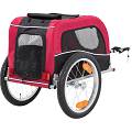 Trixie Przyczepa rowerowa dla psa rozm. 53x60x60/117cm kolor czerwono-czarny nr kat. 12813