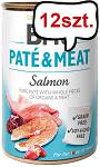 Brit Pate&Meat Adult Salmon Mokra Karma dla psa op. 400g Pakiet 12szt.