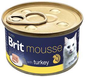Brit Premium by Nature Cat Mousse Turkey Mokra Karma dla kota op. 85g
