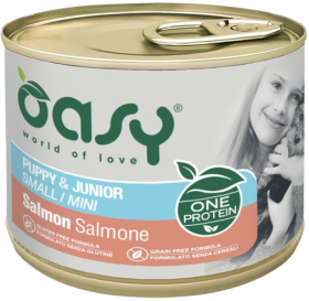 Oasy One Protein Puppy Mini Salmon mokra karma dla szczeniąt op. 200g