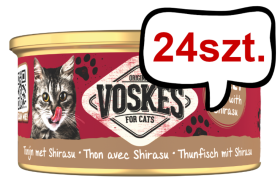Voskes Original Jelly Tuna with Shirasu Mokra Karma dla kota op. 85g Pakiet 24szt.