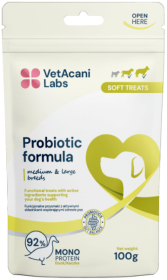 VetAcani Labs Probiotic formula Suplement diety dla psów op. 100g SASZETKA