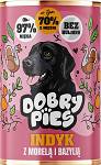 Dobry Pies Adult Indyk z morelą i bazylią Mokra karma dla psa op. 400g