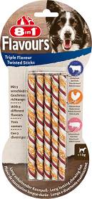 8in1 GryzakTriple Flavour Twisted Sticks dla psa 70g WYPRZEDAŻ