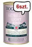 Dog's Love Mobility Light z wołowiną  Mokra Karma dla psa op. 400g Pakiet 6szt. 