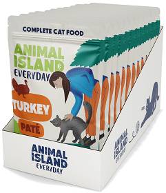 Animal Island Everyday Turkey Pate Mokra Karma dla kota op. 12x100g