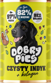 Dobry Pies Monoprotein Adult Czysty indyk Mokra karma dla psa op. 400g