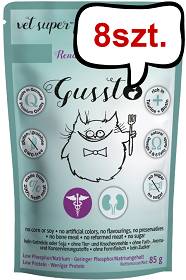 Gussto Vet Renal Mokra Karma dla kota op. 85g Pakiet 8szt.
