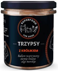 Trzypsy Deluxe z Królikiem Karma Mokra dla psa op. 300g