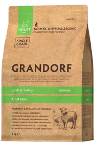 Grandorf Adult Mini Lamb&Turkey Sucha Karma dla psa op. 3kg