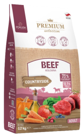 Pokusa Premium Selection Countryside Beef Sucha Karma dla psa op. 12kg
