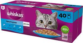 Whiskas Adult Rybne Przysmaki w galaretce Mokra Karma dla kota op. 40x85g 