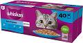 Whiskas Adult Rybne Przysmaki w galaretce Mokra Karma dla kota op. 40x85g 