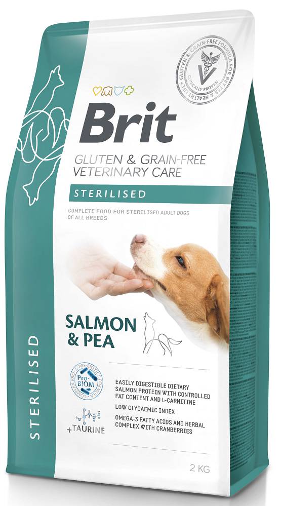 Brit Veterinary Care Sterilised Salmon&Pea Sucha Karma dla psa op. 2kg