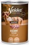 Nekko Monoprotein Special Adult Bażant Mokra Karma dla psa op. 400g