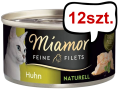 Miamor Feine Filets Naturell Adult Filety z kurczaka w sosie op. 80g Pakiet 12szt.