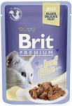 Brit Premium Adult Beef Fillets JELLY Mokra Karma dla kota op. 85g