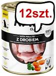 Rafi Classic Dog Drób Mokra Karma dla psa op. 800g Pakiet 12szt.