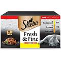 Sheba Fresh&Fine Adult Drobiowe smaki w sosie Mokra karma dla kota op. 50x50g