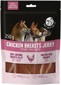 Pet Republic Przysmak Chicken Breasts Jerky dla psa op. 250g [Data ważności: 26.11.2026]