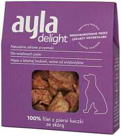 Ayla Delight Filet z kaczki ze skórą Przysmaki liofilizowane dla psa op. 28g