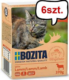 Bozita Adult Jagnięcina w galaretce Mokra Karma dla kota op. 370g Pakiet 6szt.
