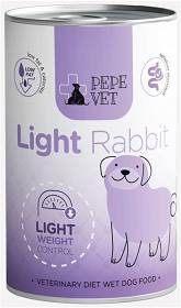 Paka Zwierzaka Pepe Vet Light Rabbit Mokra Karma dla psa op. 400g