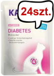 Kattovit Feline Diet Diabetes z łososiem (Lachs) Mokra Karma dla kota op. 85g Pakiet 24szt.