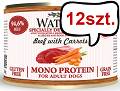 Wataha Mono Adult Beef&Carrots Mokra Karma dla psa op. 185g Pakiet 12szt.