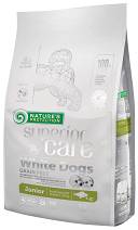 Nature's Protection Superior Care Junior Small White Fish op. 1.5kg + Karma Mokra 3x85g GRATIS