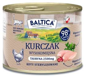 Baltica Smaki Regionów Adult Mono Kurczak Mokra karma dla kota op. 185g