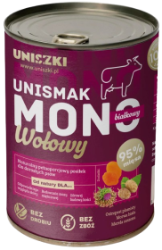 Uniszki Unismak Adult Mono Wołowina Mokra Karma dla psa op. 400g